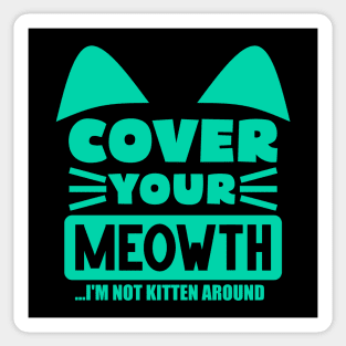 Cover Your Cat Sticker